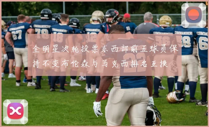 全明星次轮投票东西部前五球员保持不变布伦森与马克西排名互换
